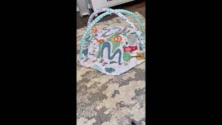 Bellababy Tummy Time Mat, 4 in 1 Baby Gym Activity Play Mat & Ball Pit, with High Contr