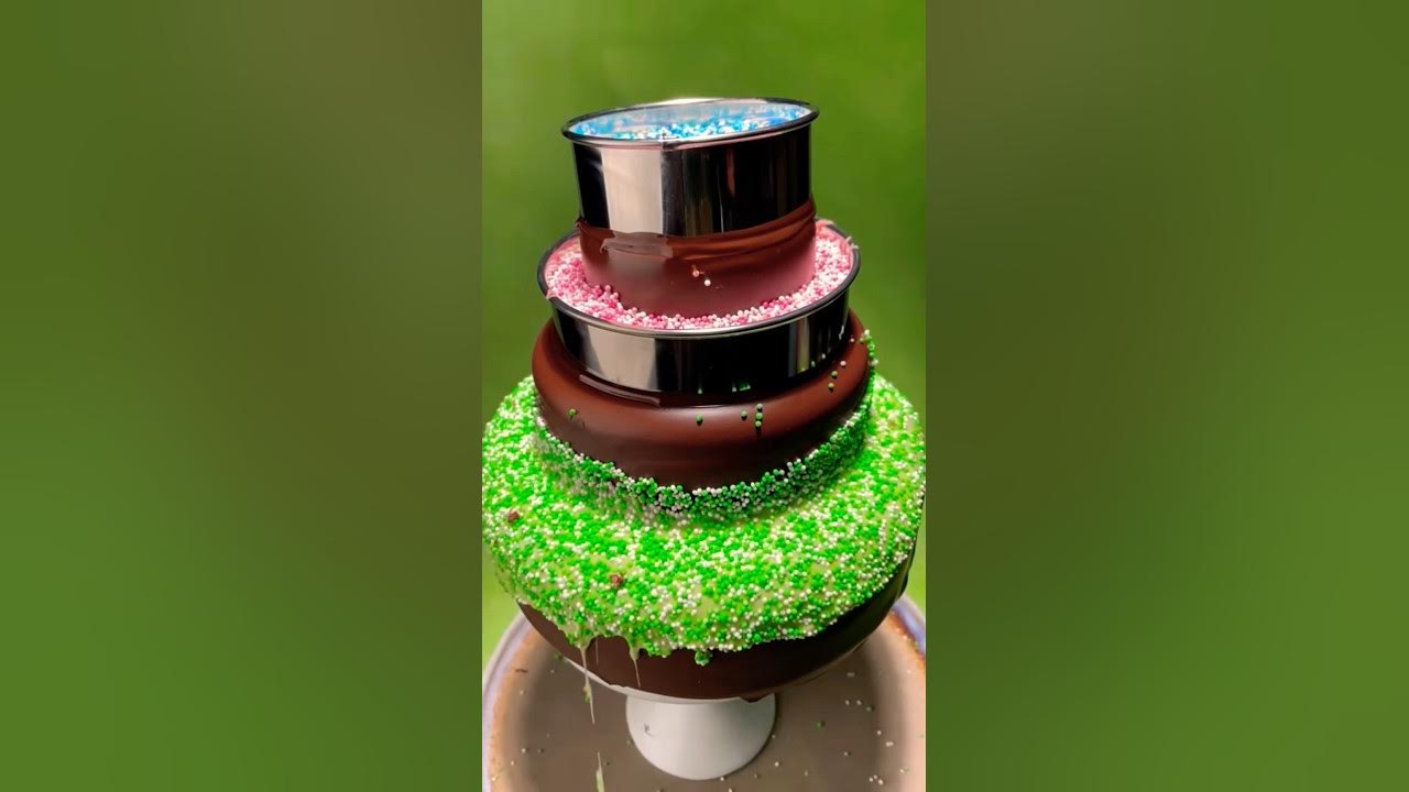 Pull me up three layer cake - Tsunami Cake - Tiktok Foodiebeats Cake