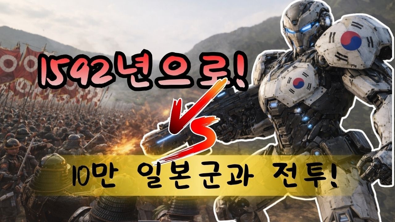 만약 2026년 AI 로봇이 과거로 간다면? | 1592년을 배경으로 한 SF 상상