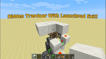 Everything Hidden! - Episode 8: Hidden Trapdoor With Launch Pad Exit!