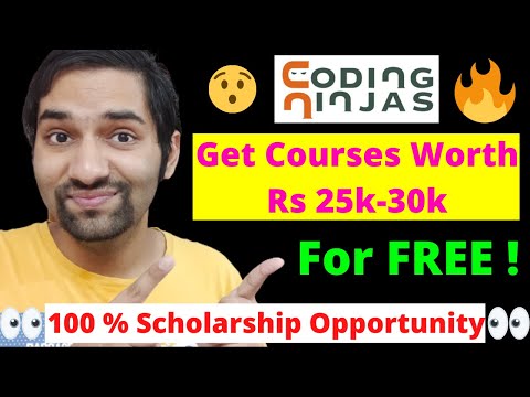 Coding Ninjas Biggest  SCHOLARSHIP TEST | Get Premium Courses for FREE !😧🔥 @CodingNinjasIndia