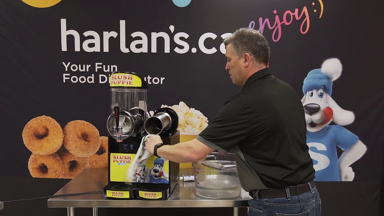 Ugolini Slush Machine - Cleaning - Harlan's - YouTube