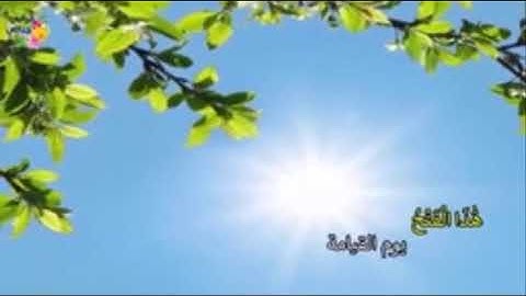 سورة السجدة من 25 الى 30