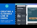 Creating A Clickable Link In Canva | Adding A Link To Your Canva Download