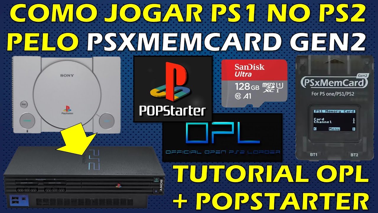 Ps1 Tutorial Message COMO RODAR JOGOS DE PS1 NO PS2 USANDO O PSXMEMCARD GEN2? TUTORIAL ...