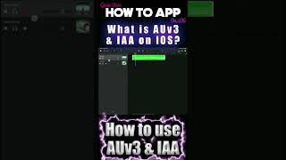 What is AUv3 &amp; IAA on iOS? on How to App on iOS.
