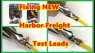 "Fixing" some brand NEW Harbor Freight Test Leads. Part Number 66717