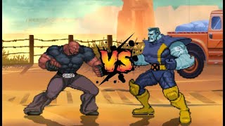 Luke Cage vs Colossus MUGEN BATTLE