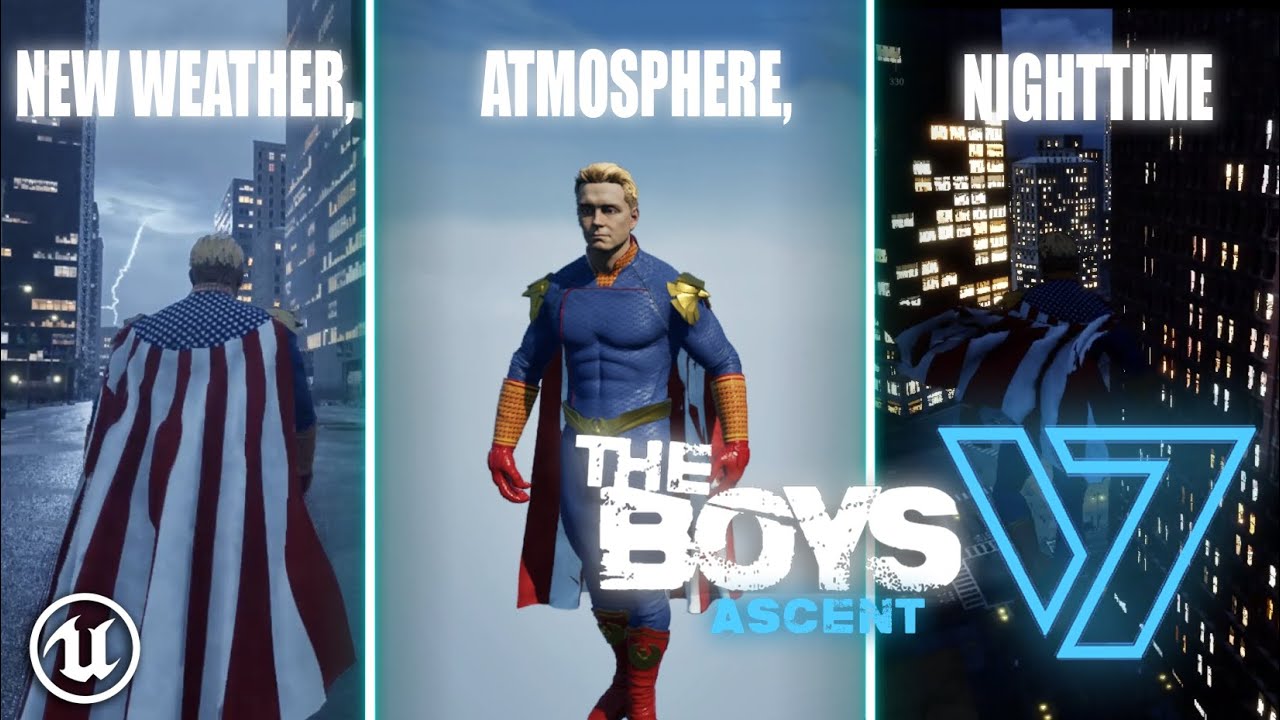 New Weather, Atmosphere, and Nighttime in my The Boys game