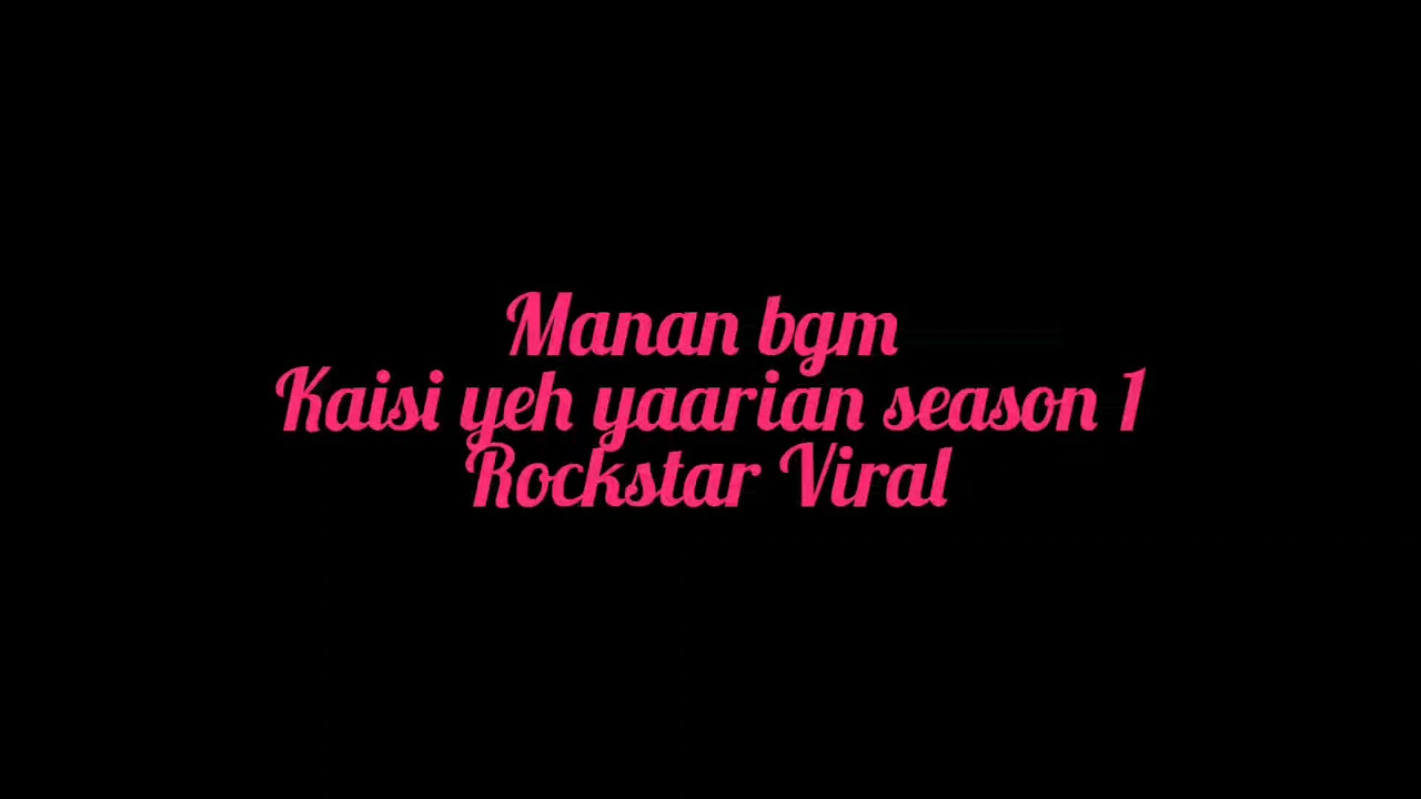Manik-nandani most popular bgm | kaisi yeh yaarian | Rockstar viral