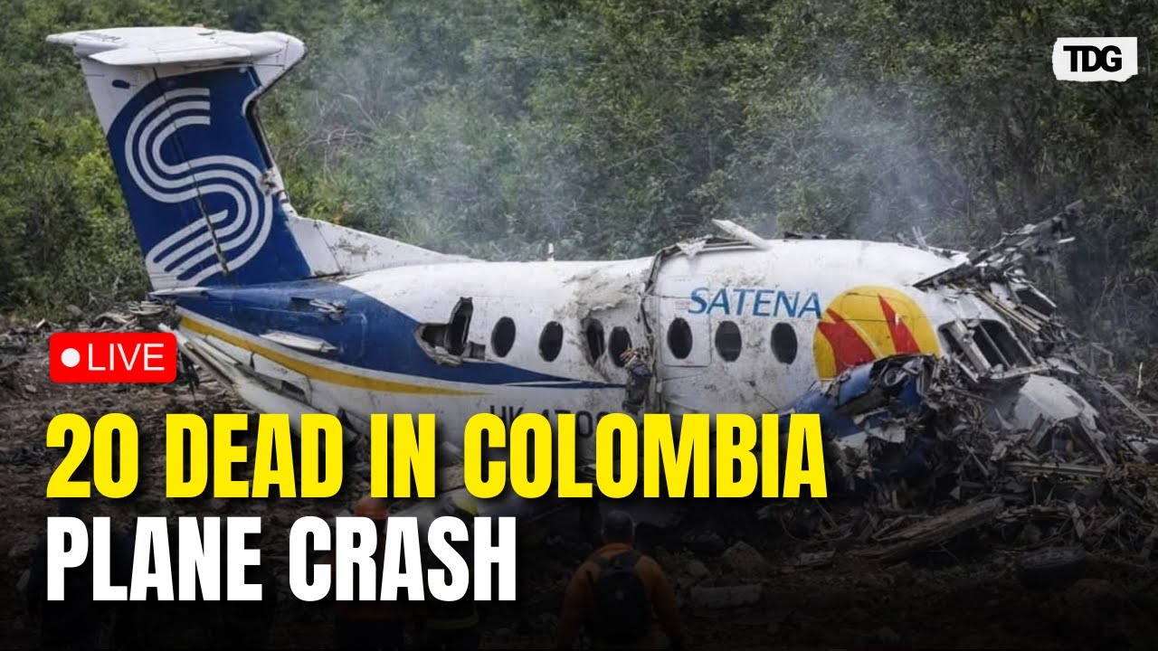 Colombia Plane Crash Live: 20 Dead Including Congressional Representative