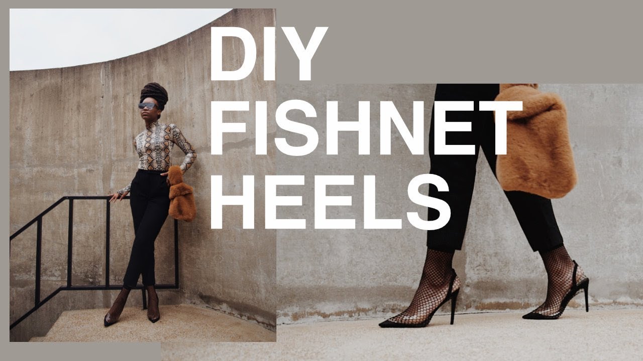 alexander wang fishnet heels