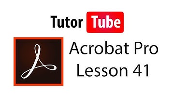 Adobe Acrobat Pro Tutorial - Lesson 41 - Embedding Video