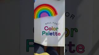 Rolling dice to create a random brand color palette 🎨 #graphicdesign #colorpalette #webdesign