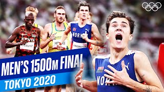 Ingebrigtsen breaks OLYMPIC RECORD! | Men&#39;s 1500m final at Tokyo 2020