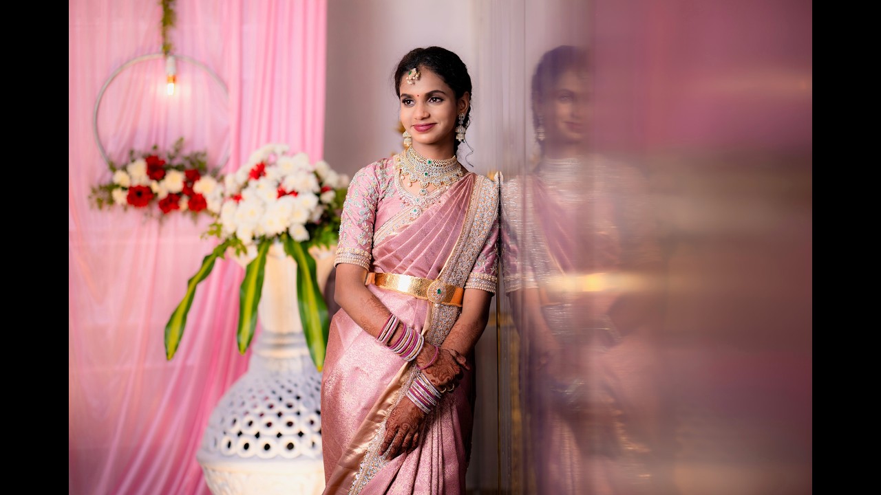 Veda Reddy Saree Ceremony Cinematic Highlights 4K || Goldenlensphotography2026