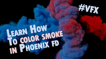 Phoenix FD Smoke Color Tutorial 2025