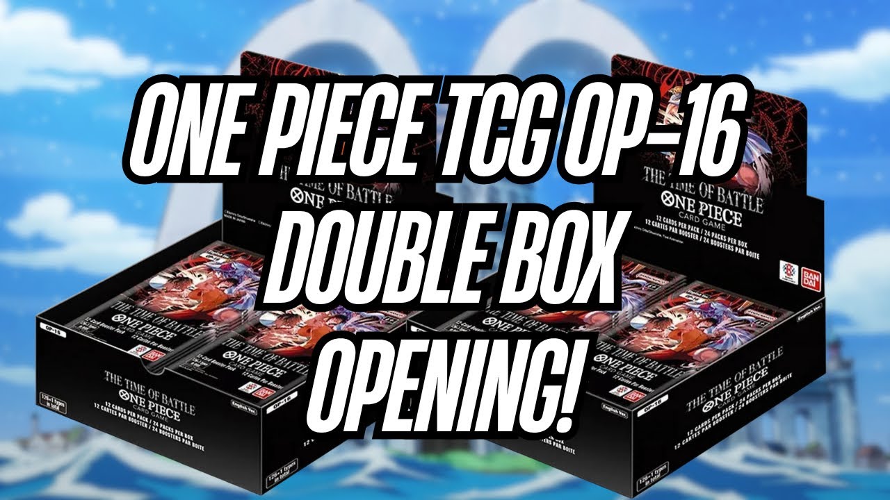 One Piece TCG OP-16 Double Box Opening! - YouTube