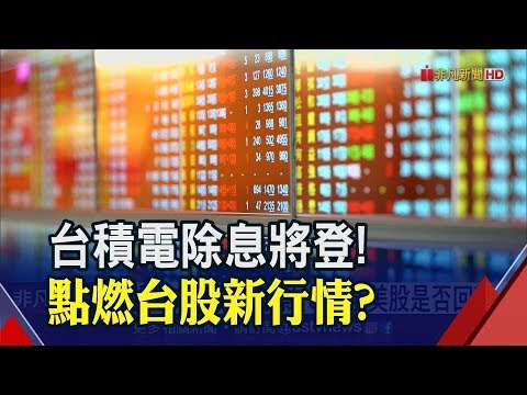 台積電除息.股東會旺季! 台股本周上攻關鍵? 專家:觀察2指標│非凡財經新聞│20200614