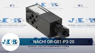 NACHI OR-G01-P3-20 - Modular valve - Vàlvula modular - モジュラーバルブ