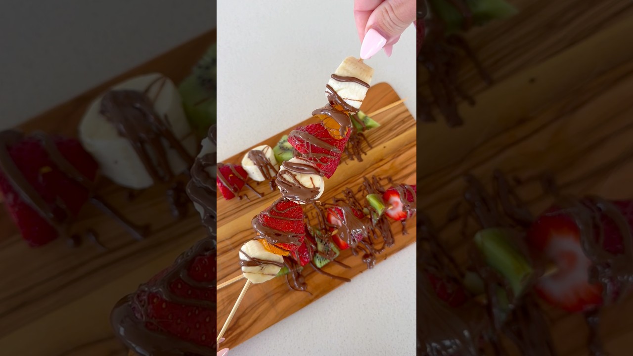*SATISFYING* FRUIT SKEWERS! 