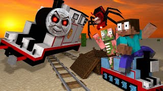 👻 Minecraft Monster Academy - Ghost Timothy and Cheeping Charles Invade | Monster School Animation