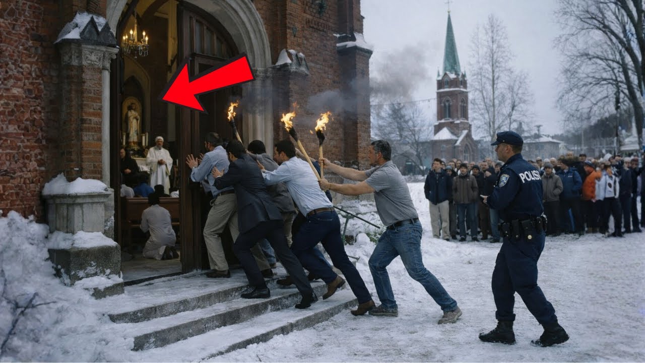 Un groupe d’évangéliques a envahi une église catholique pour brûler l’Eucharistie, mais la Vierge Ma