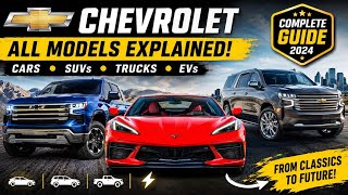 Complete Chevrolet Guide|CHEVROLET ALL MODELS EXPLAINED 🚗Cars🚙 SUVs🛻 Trucks⚡️EVs @GlobalVillageRTF  