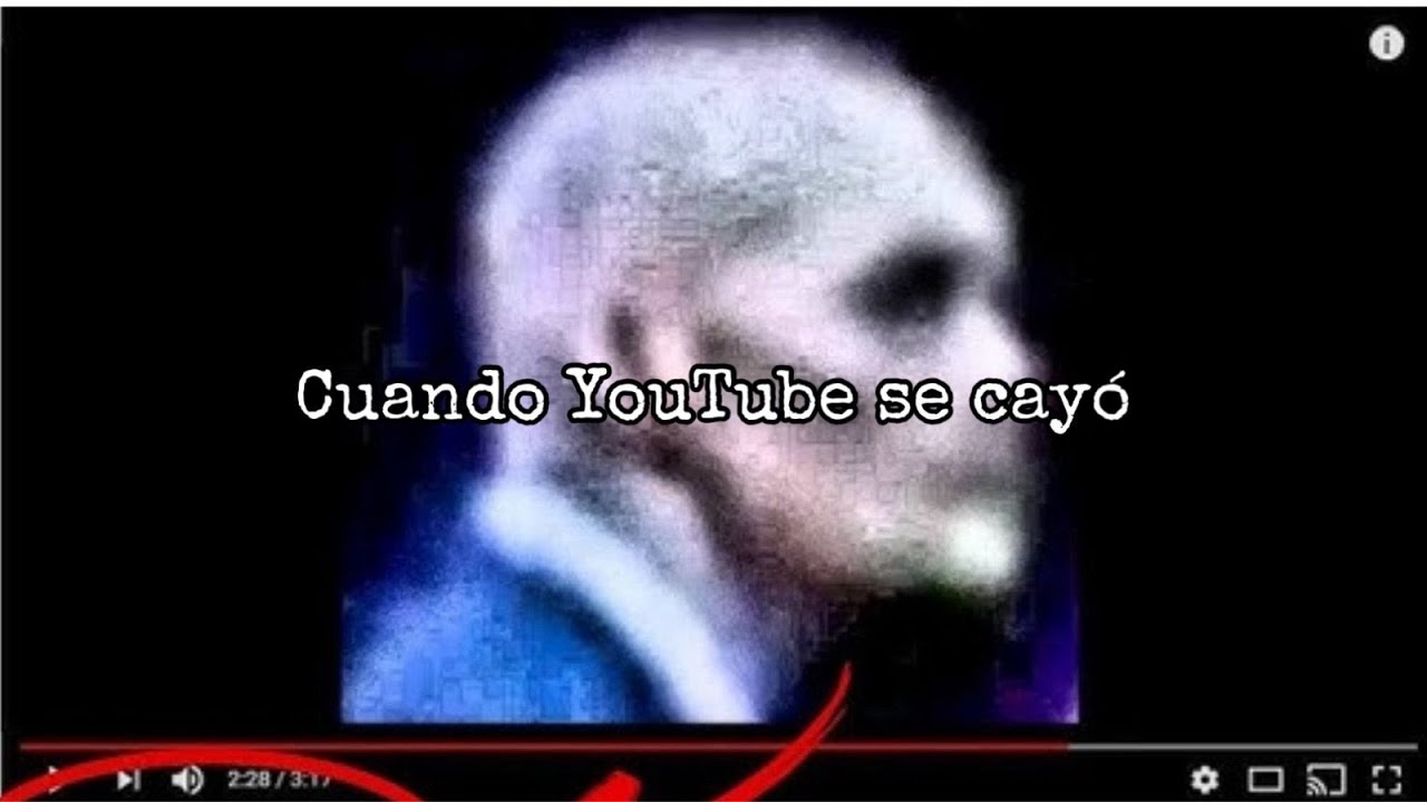La vez cuando YouTube se cayó