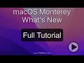 What's New in MacOS Monterey! FULL TUTORIAL!!