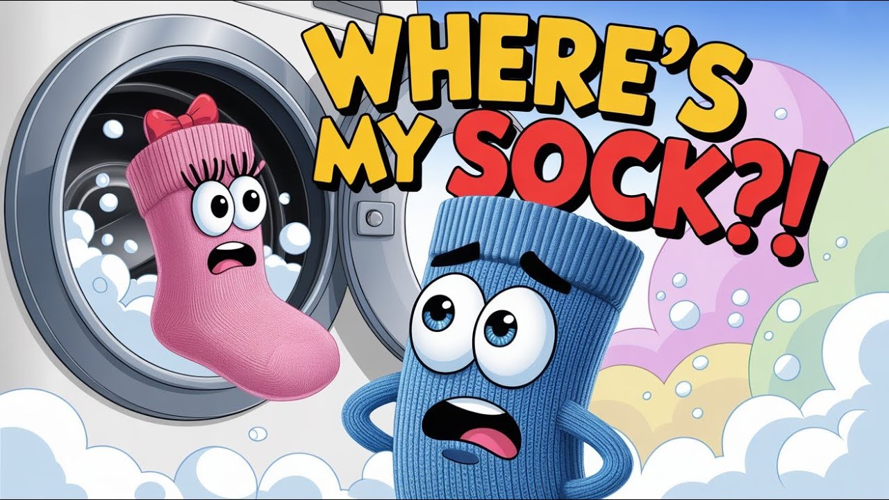Funny Socks Cartoon for Kids | Colorful & Educational Animation