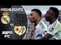 Vini Jr Kylian Mbappe BOTH SCORE Real Madrid Vs Rayo Vallecano LALIGA Highlights ESPN FC 