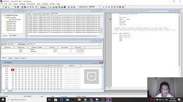 Understanding the use of C flag and rrcf in MPLAB IDE