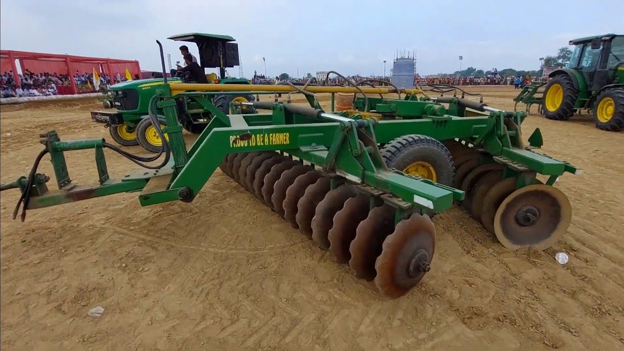 32 Disc Power Harrow !! 100 HP ट्रैक्टर ही चला पाएगा 