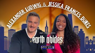 Alexander Ludwig and Jessica Frances Dukes talk career and shooting MGM+s Earth Abides