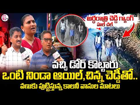 ఒంటి నిండా ఆయిల్..చిన్న చెడ్డీతో | Cheddi Gang In Tirupati: Colony Residents Shocking Words