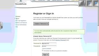 Setting Up a Noodle Tools Account