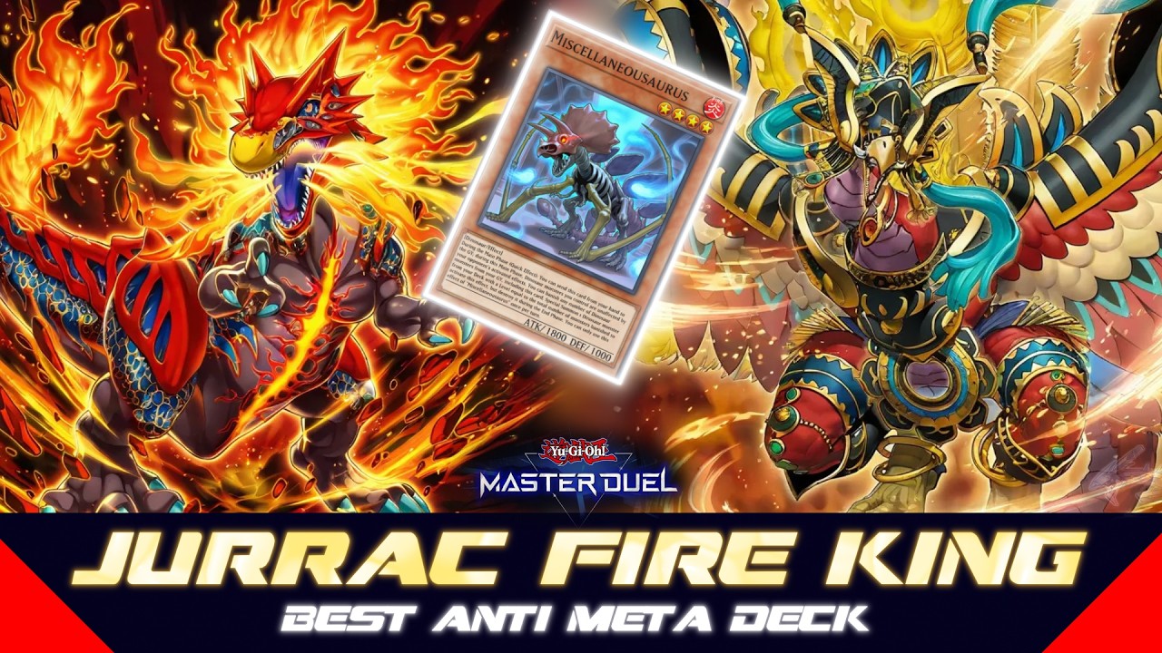 Anti-Meta KING?! Jurrac Fire King Is Secretly OP!  | Yu-Gi-Oh! Master  Duel