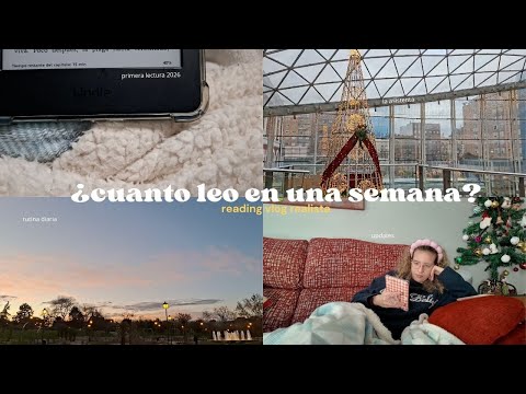 ¿CUÁNTO LEO en UNA SEMANA REALISTA? l reading vlog 🤭📚