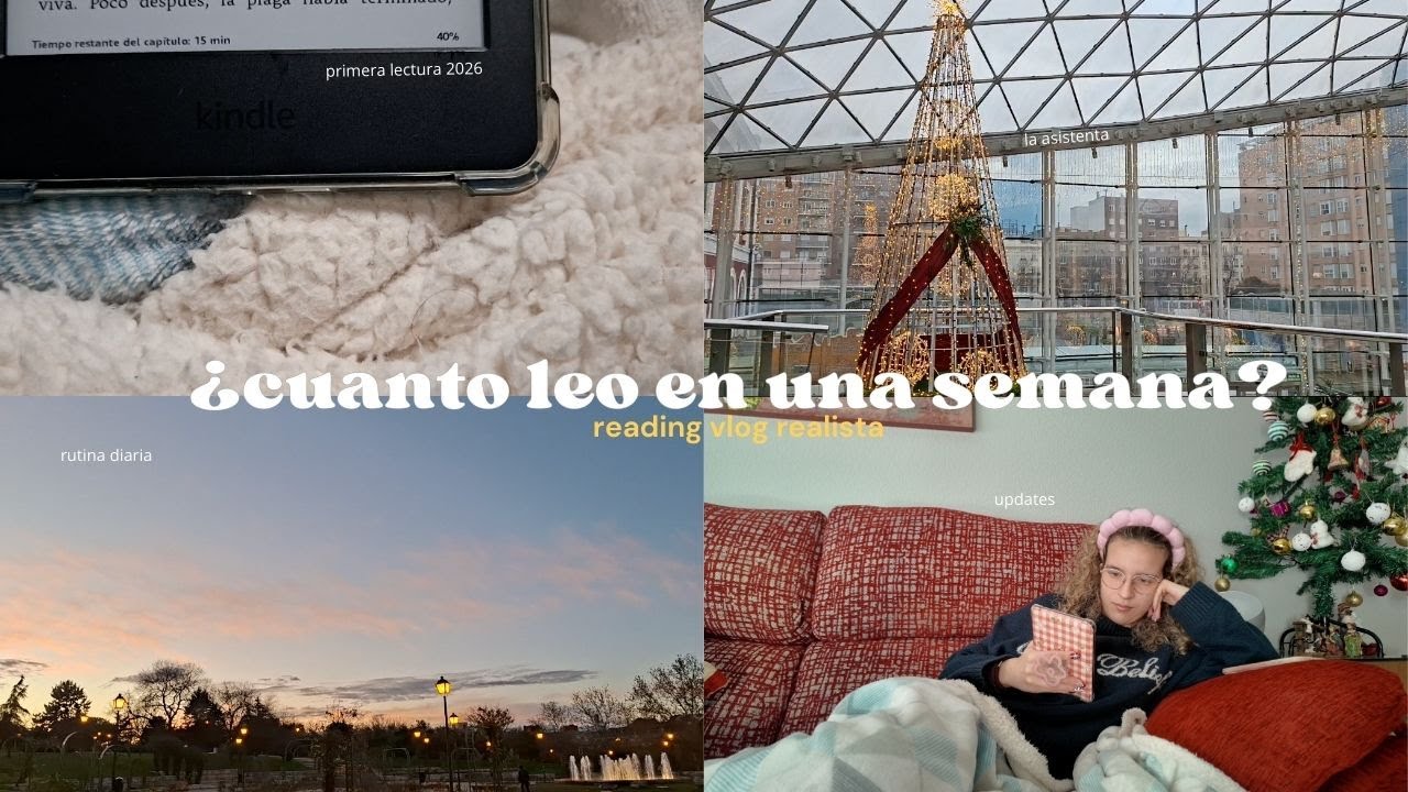 ¿CUÁNTO LEO en UNA SEMANA REALISTA? l reading vlog 🤭📚
