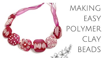 DIY Easy Polymer Clay Beads | Beginner Friendly Polymer Clay Beads