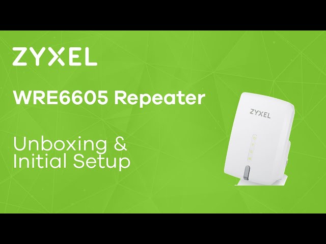 Zyxel WRE6605 AC1200 Dual Band Repeater - Unboxing & Initial Setup [EN] -  YouTube