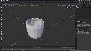 Blender 2.8 Modeling tea cup