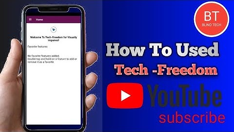 how to use tech freedom with TalkBack || #Blindtech