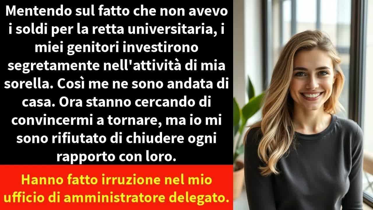 Avevo diciassette anni e credevo di avere tutto sotto controllo, finché non ho chiesto ai miei genitori come avremmo pagato l'università. Mio padre è ingegnere, mia madre infermiera, e mia sorella...