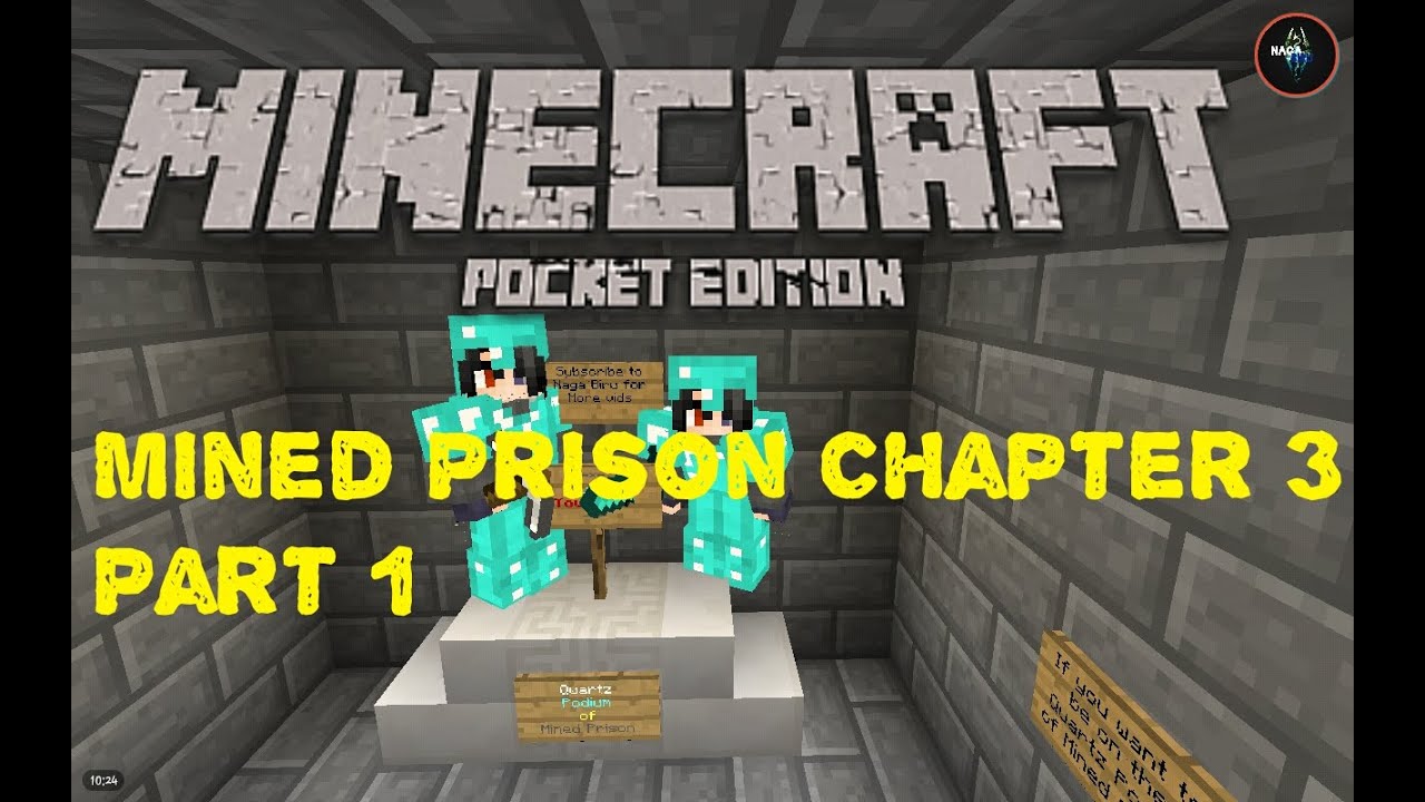 Minecraft PE:Mined Prison Chapter 3! Part 1 - YouTube