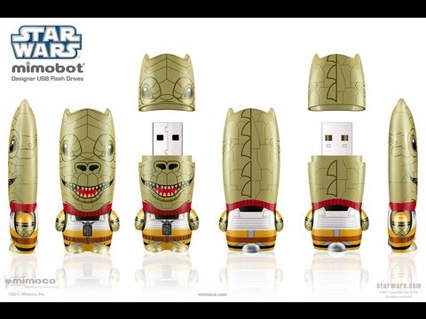 Star Wars Mimoco Bossk Mimobot USB Drive HD Review | www.flyguy.net - YouTube
