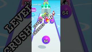 Ball Run 2048 Level 105 🔥⚽ Epic Merge Challenge #games #gaming #gamephysics