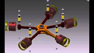 Radial Engine Explosion