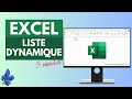 Comment créer une liste numérotée dynamique dans Excel ?